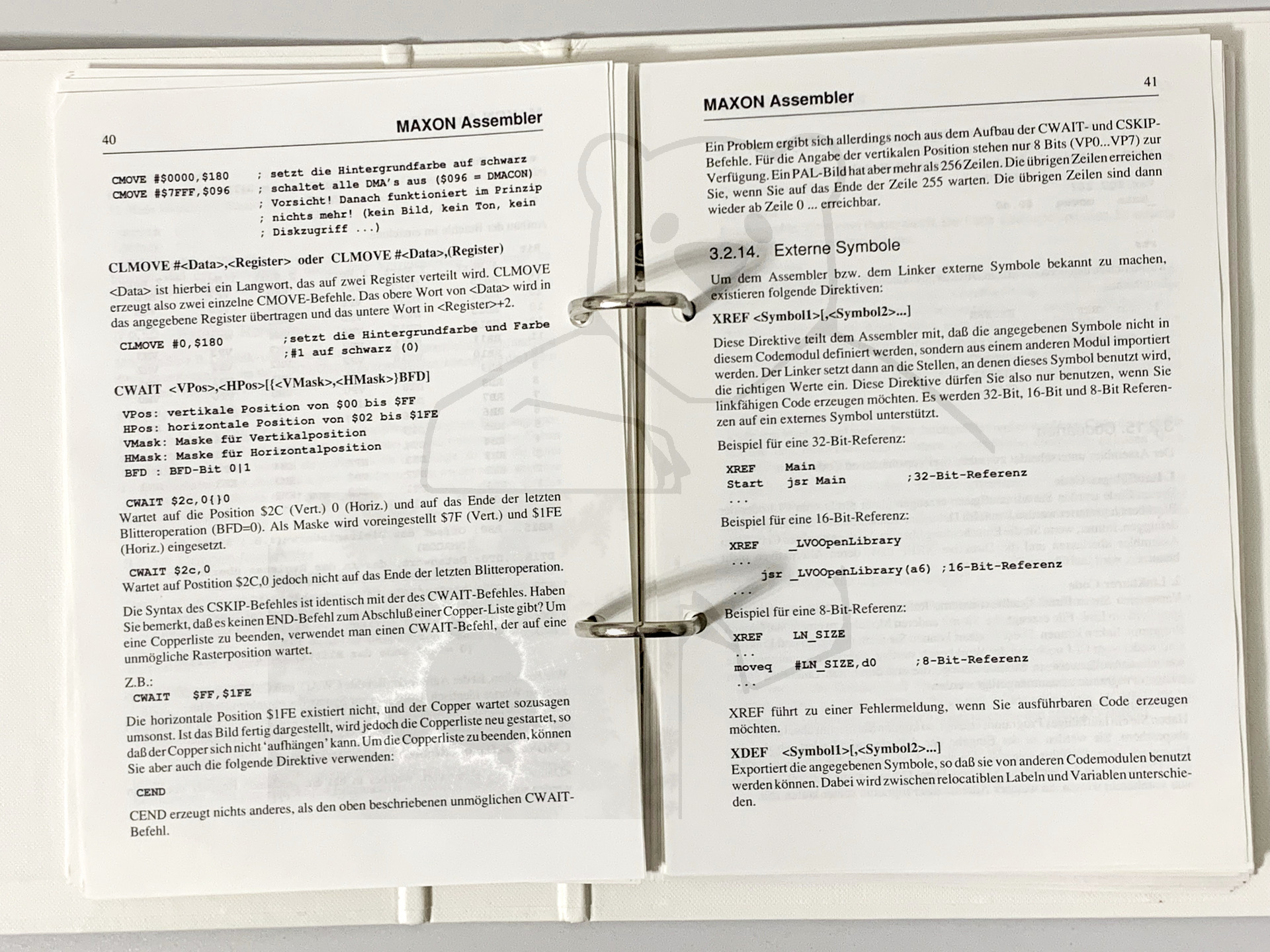 Maxon MaxonASM Assembler V1.1 - Handbuch